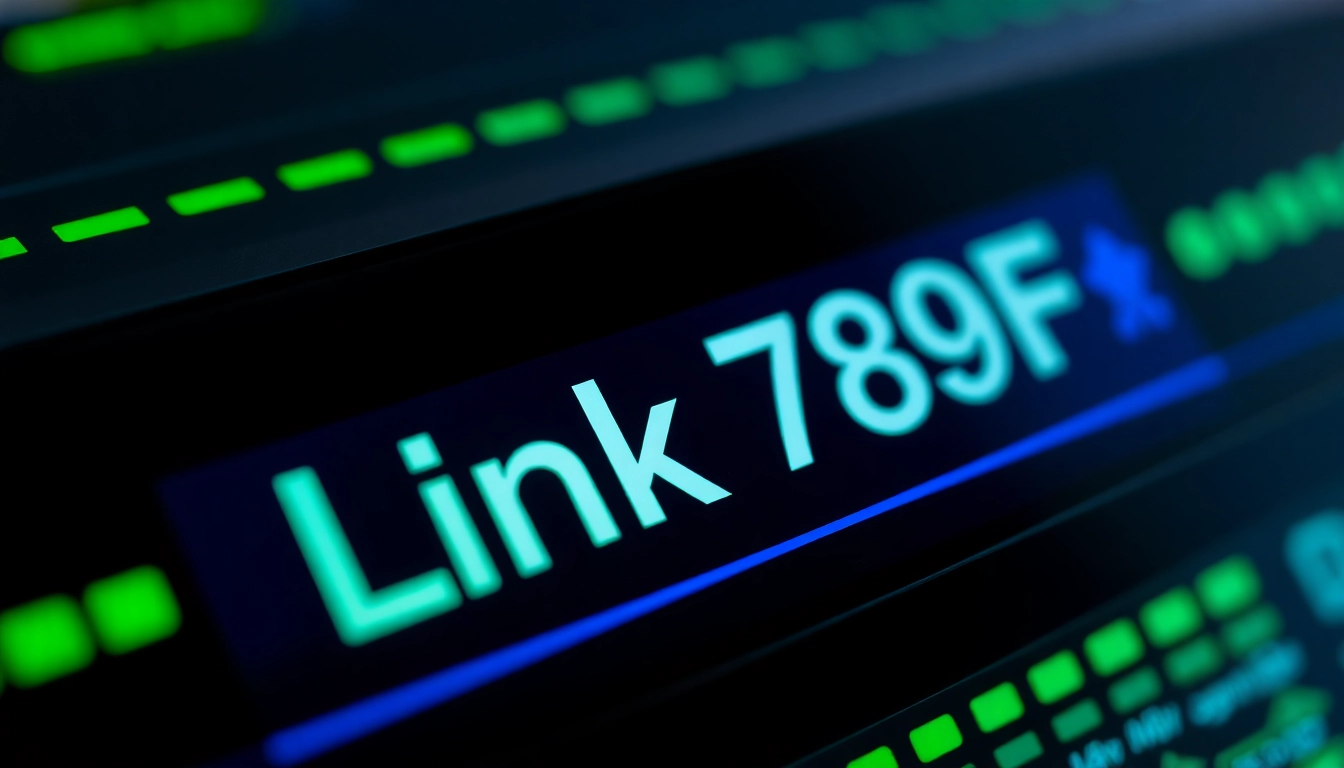 Clear graphic showing Link 789F on a digital device screen, highlighting ease of access and technological integration for users seeking details.