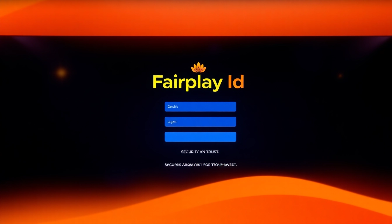 Secure Fairplay Id login interface emphasizing easy registration and digital betting in India for enhanced user trust and security.