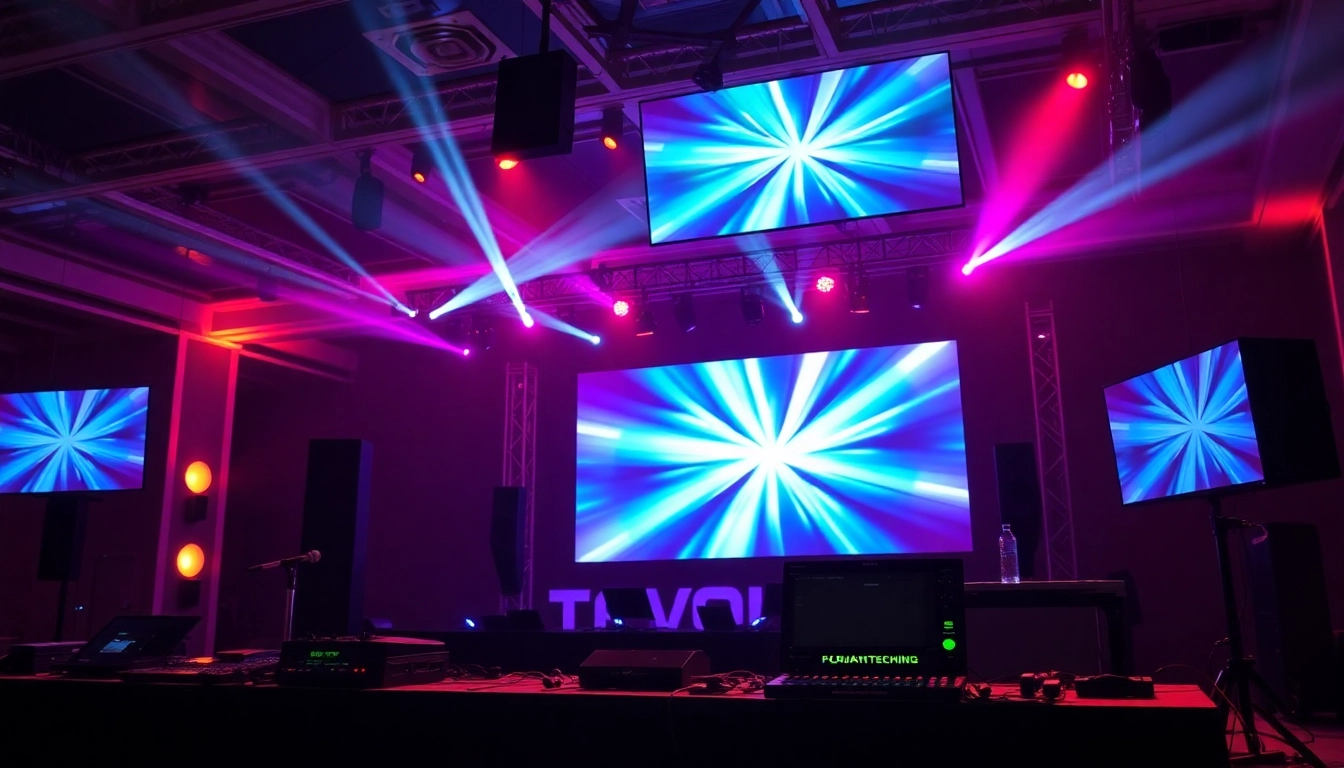 Professionelle Veranstaltungstechnik Köln in Einsatz: moderne Musik- und Lichttechnik für Events in Köln, garantiert technische Perfektion und flexible Lösungen.