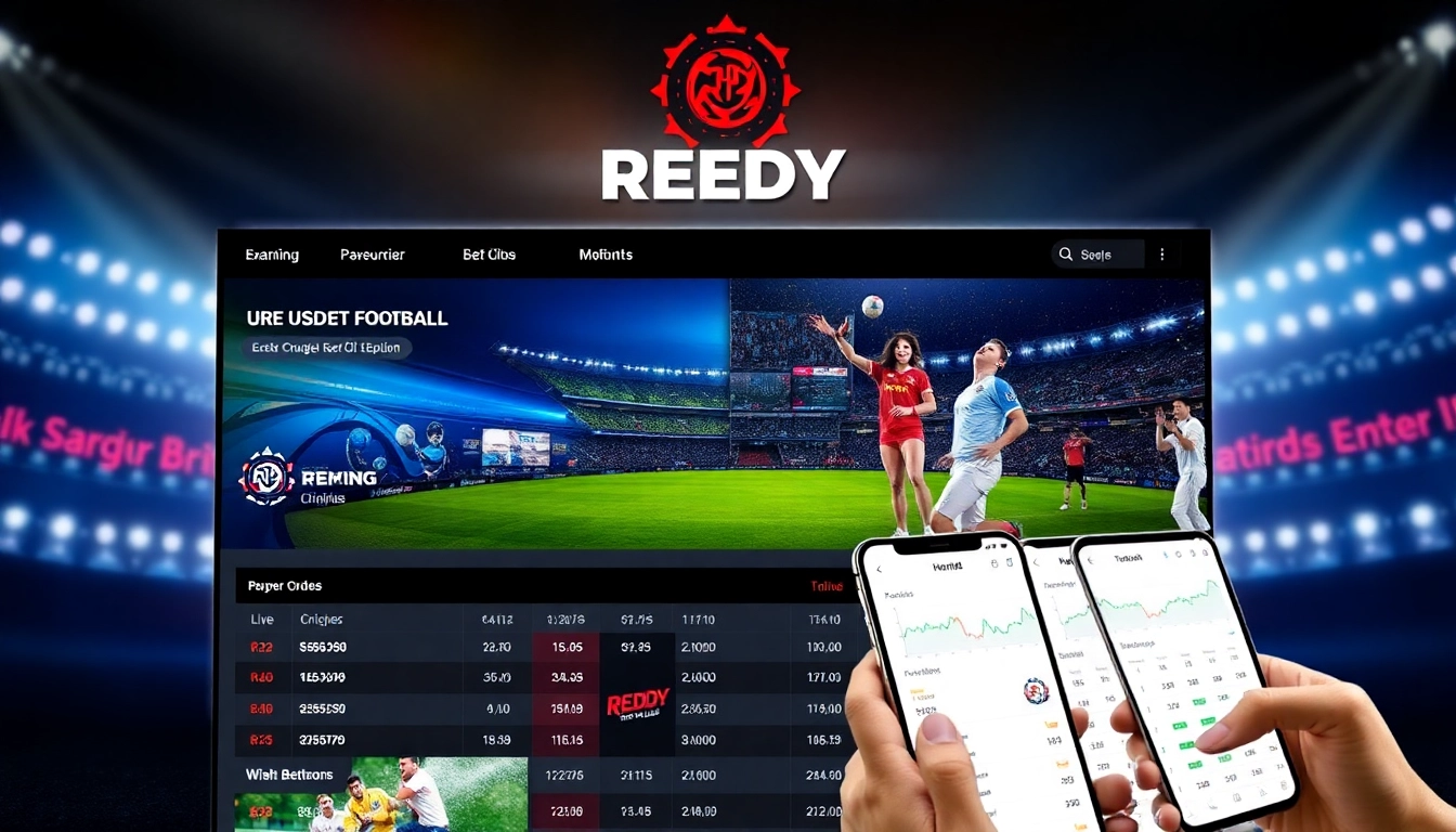 The Reddy Book Club logo displayed on a sportsbook app with live sports betting odds, highlighting its trusted online betting environment in India.
