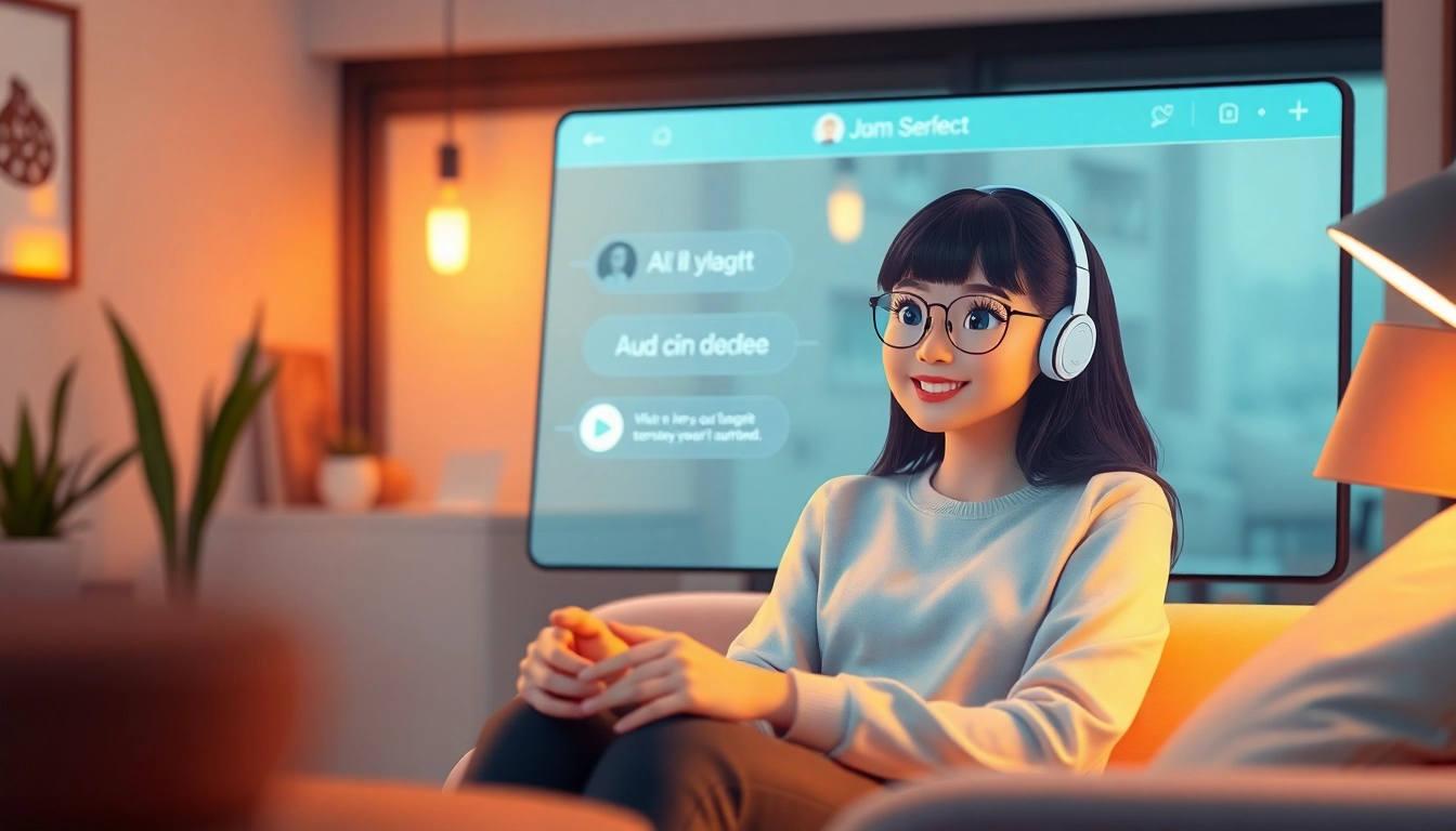 Engage in meaningful AI girlfriend chat conversations with a friendly virtual companion designed to foster emotional connection and support.