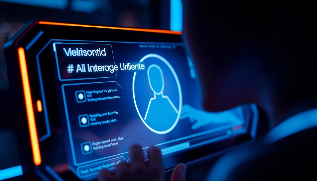 AI girlfriend engaging in a personalized, vibrant digital chat on a sleek touchscreen, emphasizing intimacy and advanced technology for better accessibility.