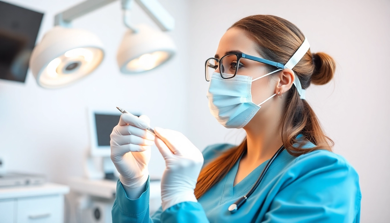 Medical professional performing ovarian rejuvenation to enhance ringiovanimento ovarico health